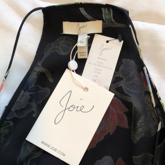 NWT Joie Silk Derwen Racerback Tank - Picture 4 of 6